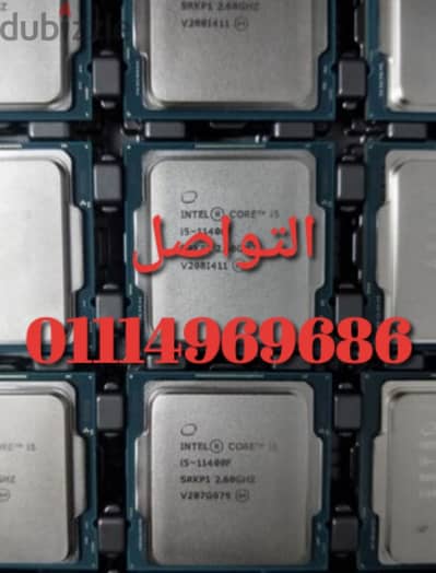 بروسيسورات COR I5 11400F استيراد خارج بحالة الزيرو جديد