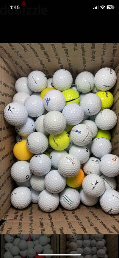 Golf balls good condition low price any brand you want just text me