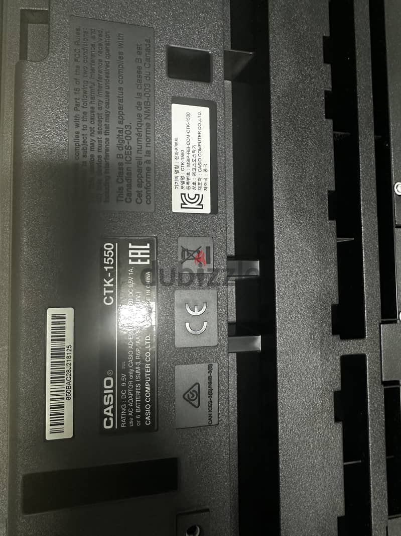 Casio ctk 1550 2