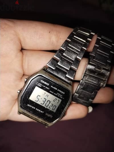 ساعة Casio F-91W رقمية كلاسيكية – سوار معدني