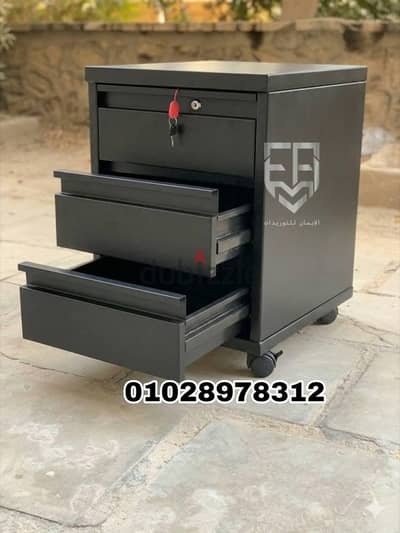 وحدة ادراج صاج 3 درج