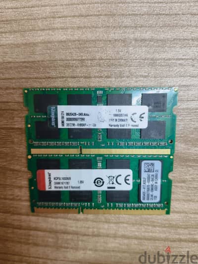 رامات لابتوب DDR3 و DDR3L أصلية وماركات مختلفة (8GB / 4GB / 2GB) بيع ق
