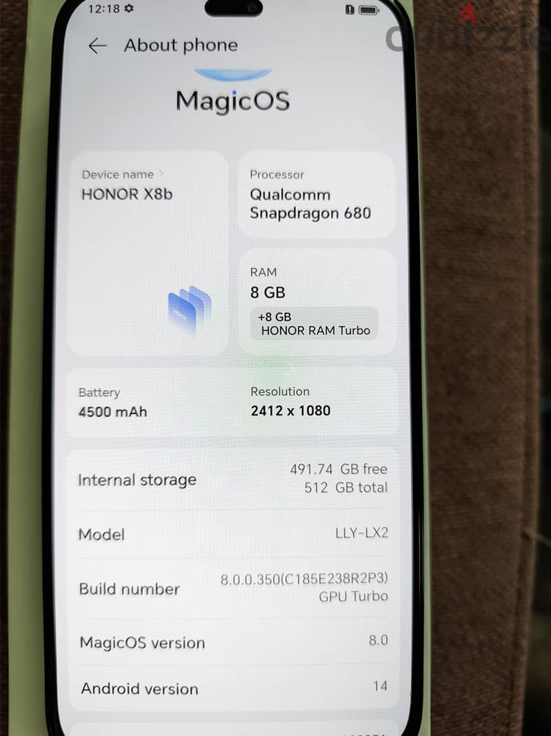 Honor X8b 1