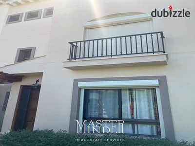Fully finished Twin house for sale overlooking lake in Marassi North Coast