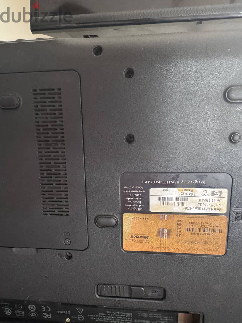 HP pavilion dv6000 15,4 inch widescreen with bag 14
