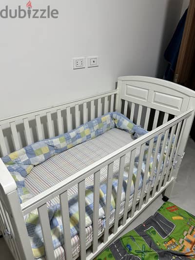 سرير اطفال Juniors مرتبة مستوردة حماية Mamas and Papas