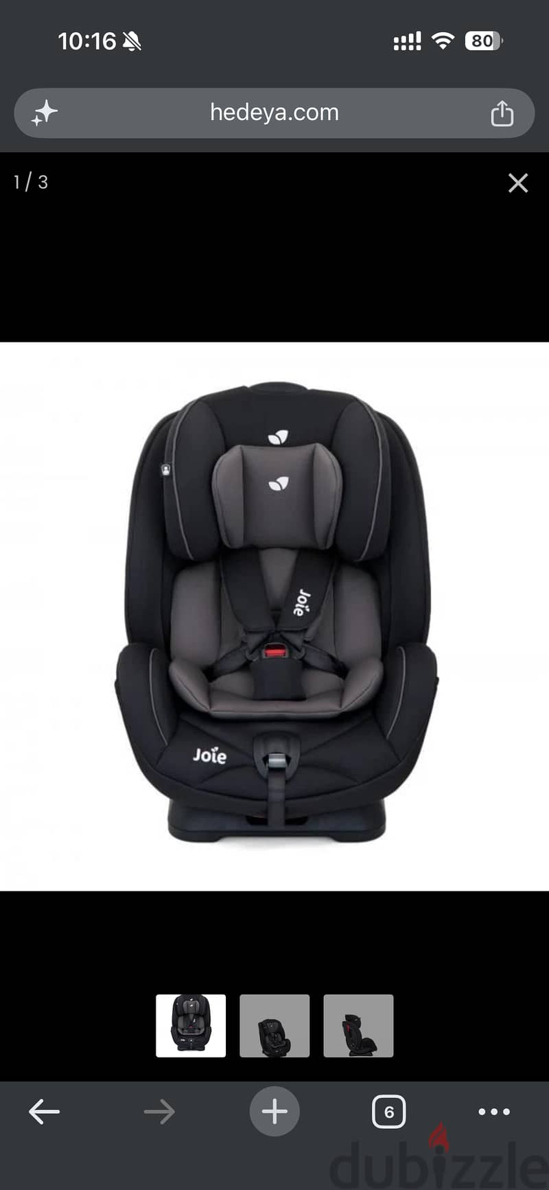 Joie car seat 2