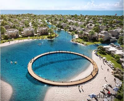 villa with a direct lagoon view for sale with installments till 2029 in Soul by Emaar Misr