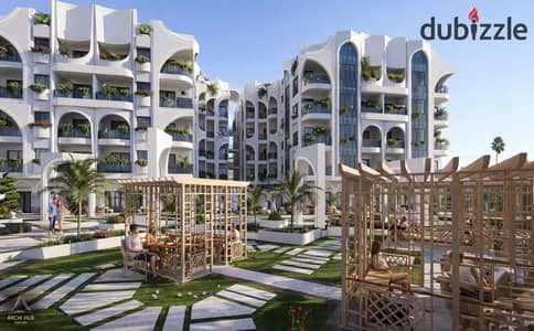 غرفه وصاله ٥٢ متر  للبيع – Airport Resort الغردقة    فرصة رائعة لامتلاك شقة غرفة نوم واحدة في موقع مميز مع إطلالة مباشرة على المطار