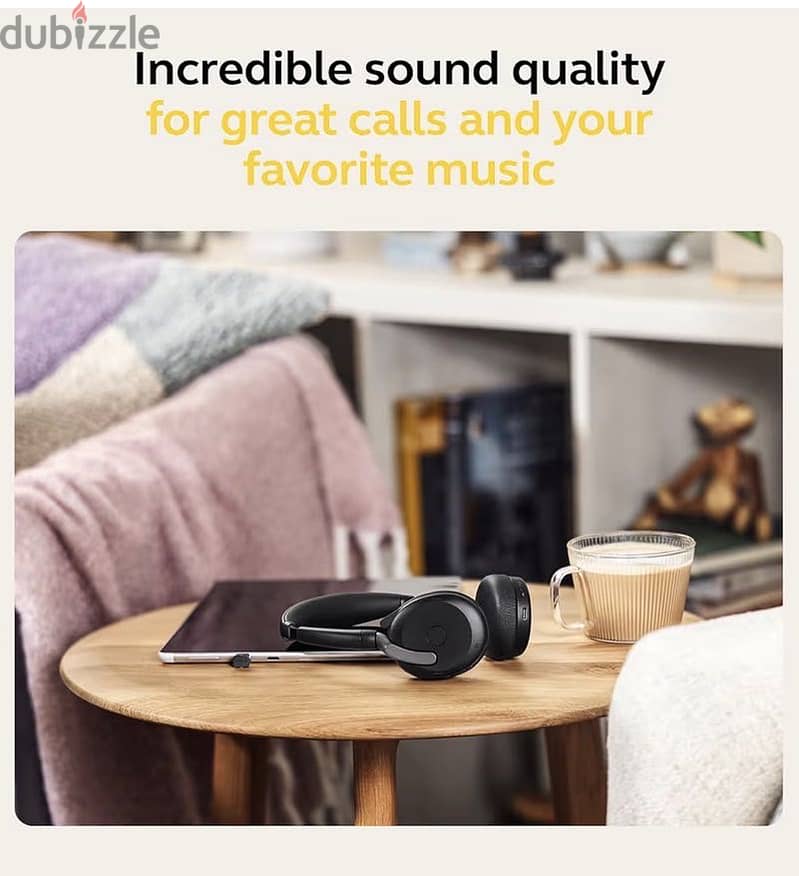 Jabra Evolve2 65 Flex Wireless Stereo Headset - Bluetooth 6