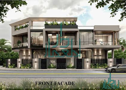 Apartment for sale, 340 sqm + 118 sqm garden, with 35% down payment and installments over 24 months. Located in West Golf Extension, Fifth Settlement,