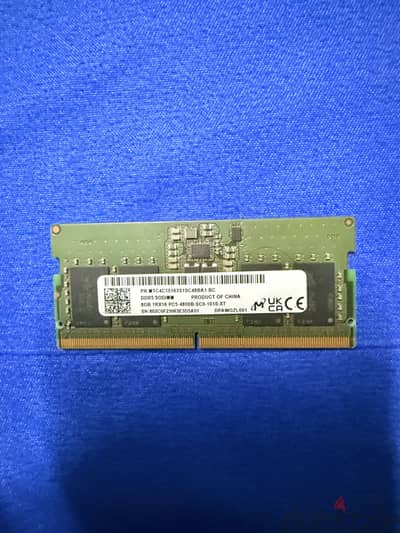 Micron 8GB DDR5 4800MHz Laptop RAM