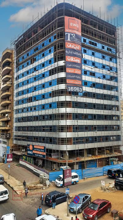 Office for rent 49 m on the main Al-Tayaran Street directly in front of the Health Insurance Hospital