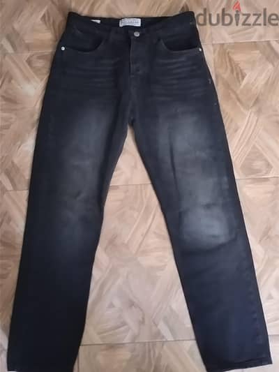 بنطلون جينز اسود رجالي pull&Bear
