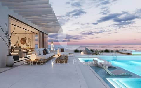 Chalet for sale in SALT Ras el hekma - sahel el shamaly - fully finished - perfect location - luxury chalet for sale in northcoast