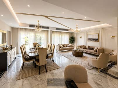 Twin House for Rent in Karma 4 Sheikh Zayed | 380 sqm | 4 BR | Overflow Pool | Rooftop Jacuzzi | Panoramic View | Central AC