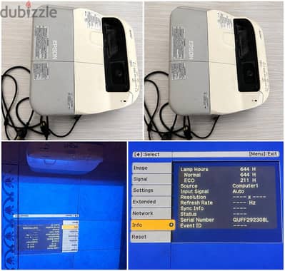 بروجكتور Epson EB-435W Projector – Short Throw