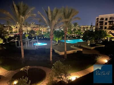 شاليه للبيع في مراسي كاتانيا | 153 متر | 3 غرف + ناني | فيو بول ولاندسكيب مفروش ومكيف بالكامل