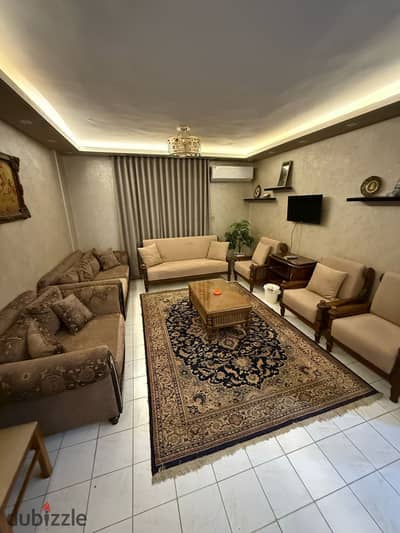 Furnished apartment for rent in Al-Rehab 1 (Phase One) – in the heart of services!