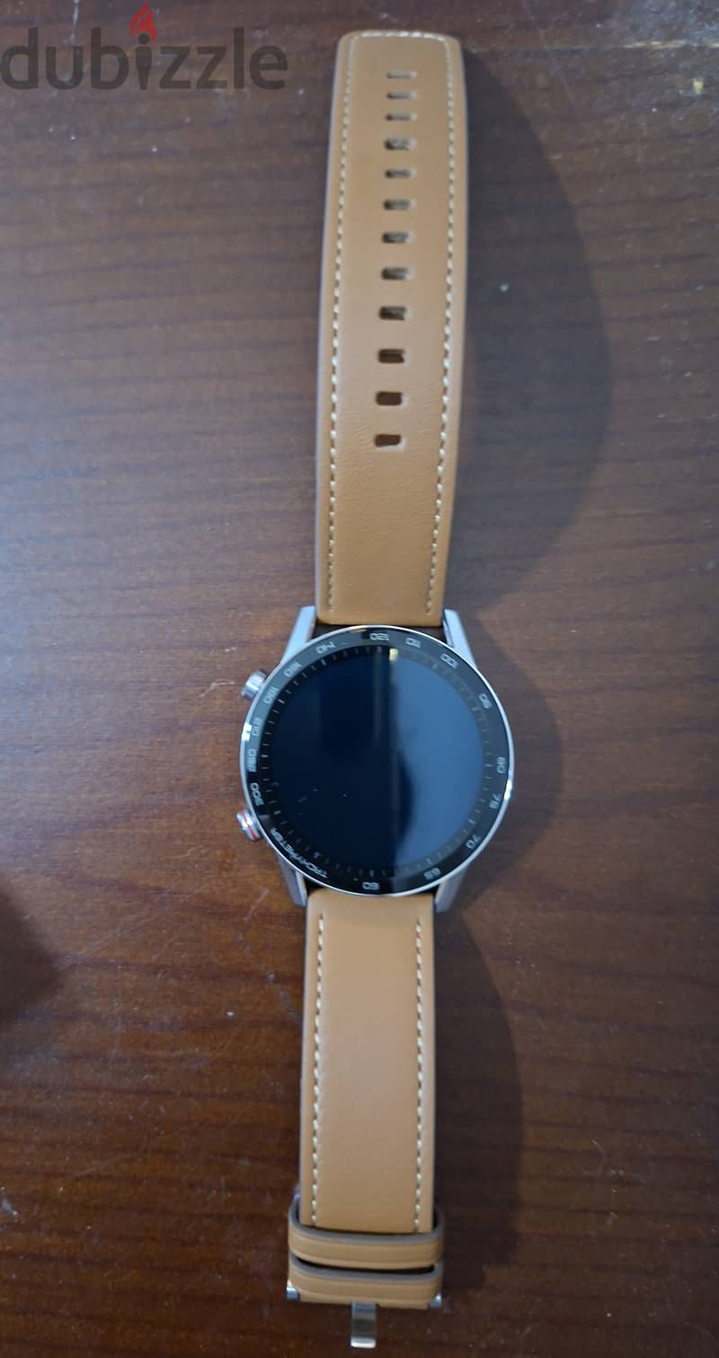 Honor watch magic 2 46 mm flax brown strap 1