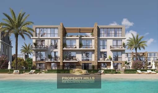 امتلك شالية sea view متشطب بالتكيفات فى قلب سيدى حنيش و بجوار الماظة باي