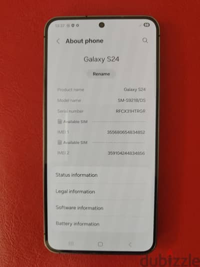 Samsung S24 used like new