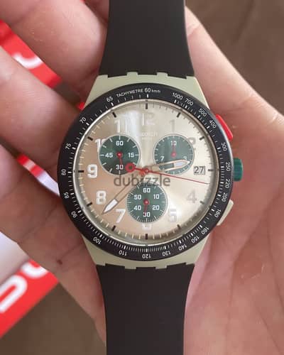 brand new original swatch (obsidian ink) sust402