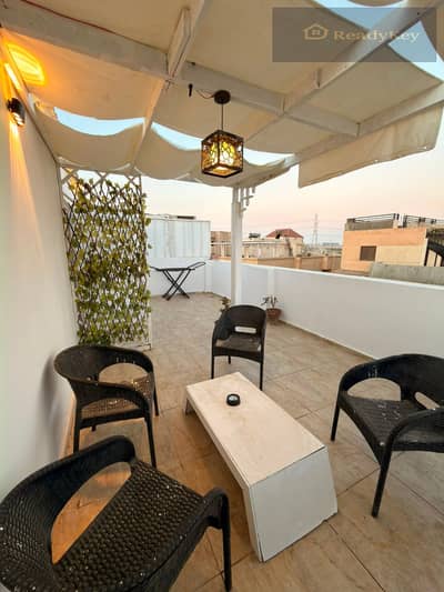Fully Furnished Roof Apt First Use for Rent in 9th District - Sheikh Zayed