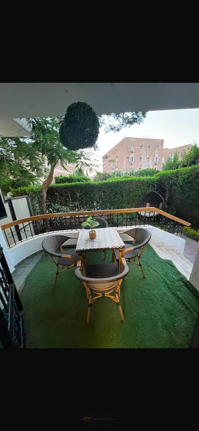 Ground with Garden + 3 Rooms + Fully Air-conditioned + Screens + Large Reception, inside Beverly Hills Phase 1. **