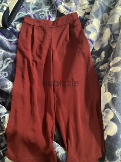 Red formal pants