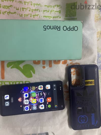 Oppo reno 5 مغير شاشه ممتازه جدا بحاله فوق الممتازه بالعلبه