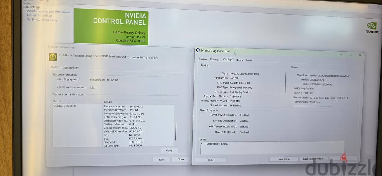DELL PRECISION 7550 + 5560 CORE I9 NVIDIA RTX 5000 16G 9