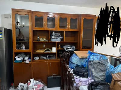 مكتبه خشب طبيعي زان +. كونتر
