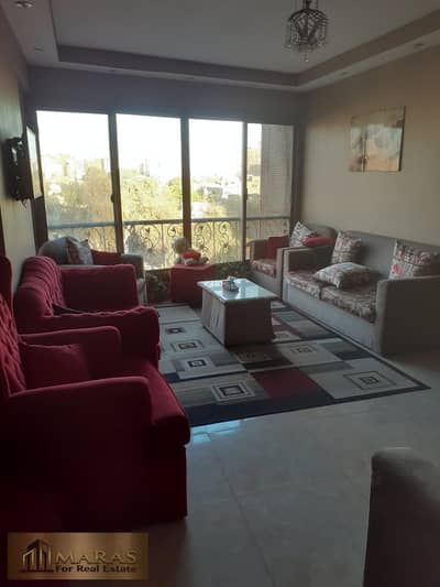 130 sqm Super Lux Apartment for Sale in Extension of Street 108, Maadi, 6th Floor in a 10-Floor Building, 2 Bedrooms, 2-Piece Reception, Fully North-F