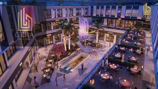 محل تجاري واجهة للبيع | 78 متر + 25 متر مساحة خارجية | Beau Rivage Plaza Mall | تقسيط حتى 7 سنوات