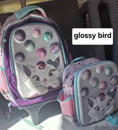 شنطه مدرسه glossy bird