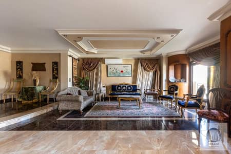 Furnished apartment for rent in Al Yasmin 3 Villas, first floor, 300 sq m, 4 bedrooms, 3 bathrooms, living room, hotel-style furnishings, prime locati