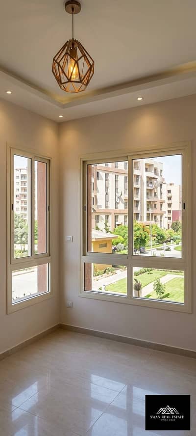 Luxury 80m² 1st Floor Apartment for Sale | Phase 2, Degla Palms, New October | Lake View, Ultra Super Lux Finish, 2 Beds, Reception, 1.5M