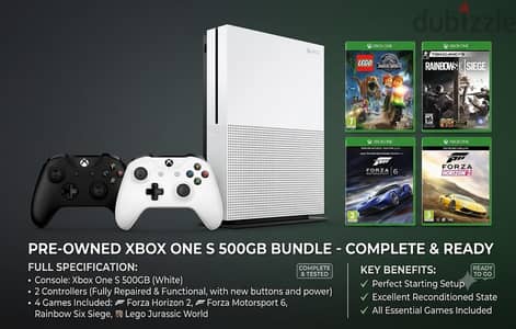 xbox one s 500gb اكس بوكس وان اس