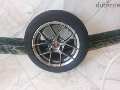 ٤ جنوط سبور بالكاوتش مقاس ١٥
