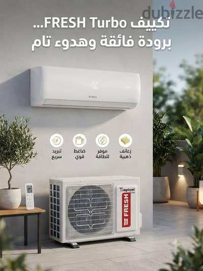 تكييف فريش تربو بارد وبارد ساخن
