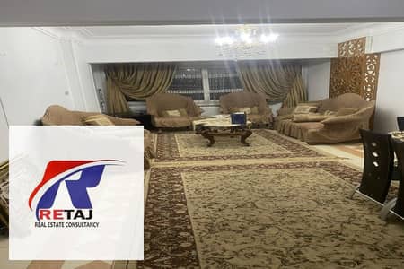 Furnished apartment for rent, parallel to Makram Ebeid Street, behind El Sallab, Nasr City                                                           .