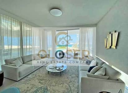بأقل مقدم للبيع شاليه تشطيب راقي بأميز موقع سي فيو بقريه Cali Coast Ras El Hekma