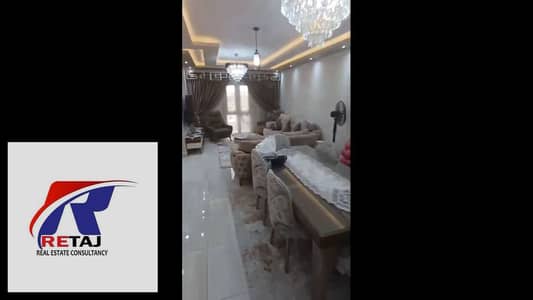 شقة 185م جاهزة للسكن بتشطيب حديث مباني 2008/2010 للبيع بشارع احمد الزمر