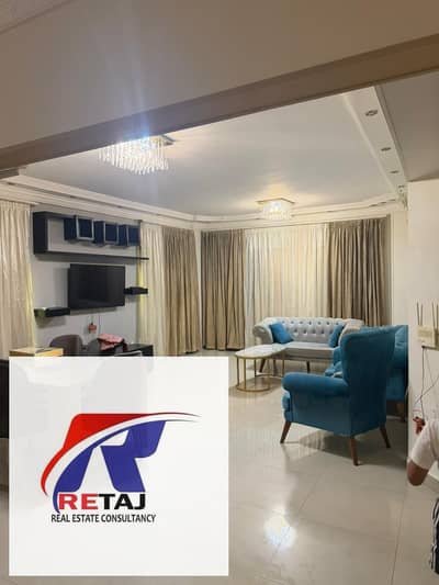 Furnished apartment for rent, ultra-super-lux finishing, in the American University Housing Complex - Fifth Settlement