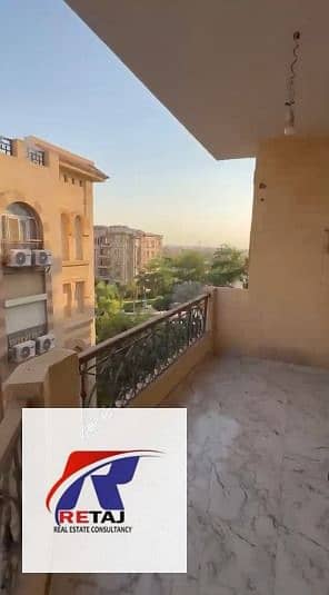 شقة للإيجار بالتجمع الأول بالقرب من واترواي | 185م + روف 100م | 3 غرف