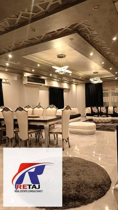 Furnished apartment for rent, 250 square meters, on Al Tayaran Street, next to Genena Mall.
