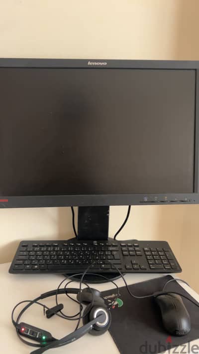 كيسه  hp prodesk 600 G4i جيل ثامن + شاشه Lenovo22 + كاميرا- بحاله زيرو