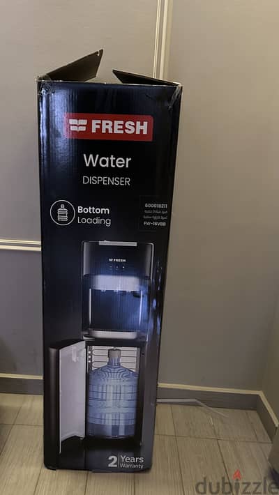 Fresh water Cooler/Heater, 3 Faucets, bottom load brand new