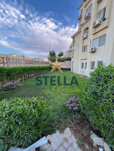 Ground Floor Chalet for Sale in Stella Marina with Equipped Kitchen, Appliances, Swimming Pools, Green Areas, Restaurants, Cafés & 24/7 Services